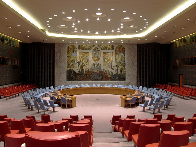 Salle du Conseil de Sécurité de l’ONU